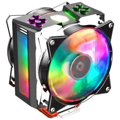 COOLER MASTER Master Air MA410M RGB Single Tower CPU Air Cooler (Black)