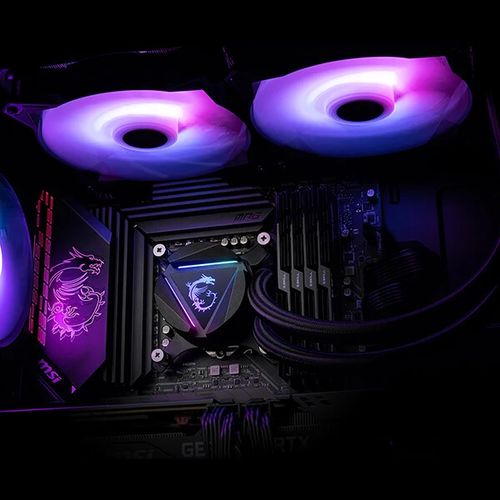 MSI MAG CoreLiquid 280R ARGB 280mm CPU Liquid Cooler (Black)