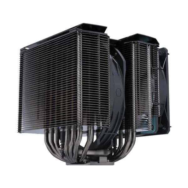 COOLER MASTER Master Air MA824 Stealth 30th Anniversary Edition Dual Tower CPU Air Cooler (Black)