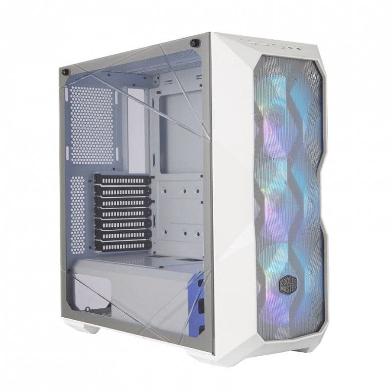 COOLER MASTER Masterbox TD500 Mesh EATX Mid Tower Cabinet (White)