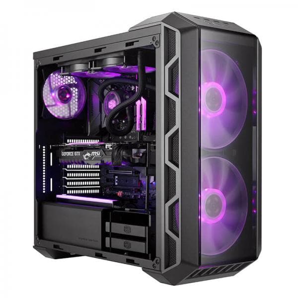 COOLER MASTER MasterCase H500 ATX Mid Tower Cabinet (Black)