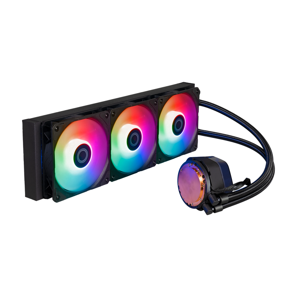 COOLER MASTER Master Liquid 360 Atmos ARGB 360mm CPU Liquid Cooler (Black)