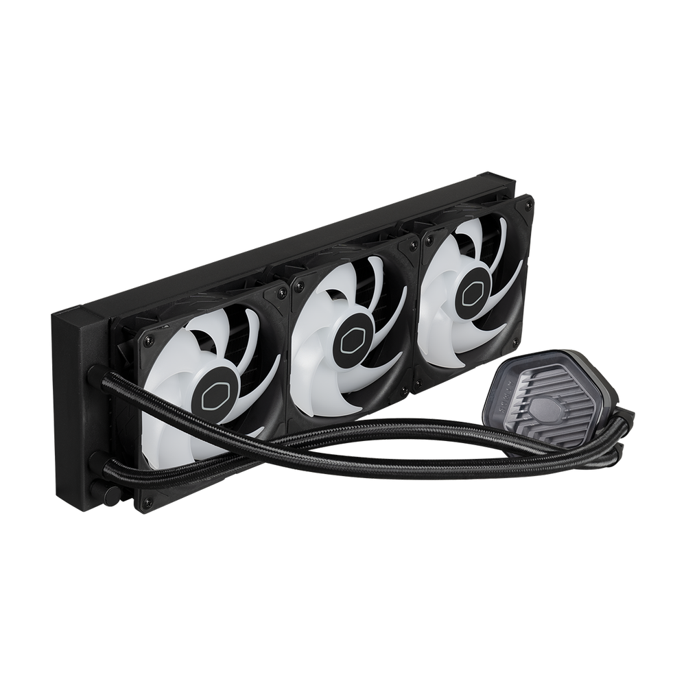 COOLER MASTER Master Liquid 360 Atmos ARGB 360mm CPU Liquid Cooler (Black)