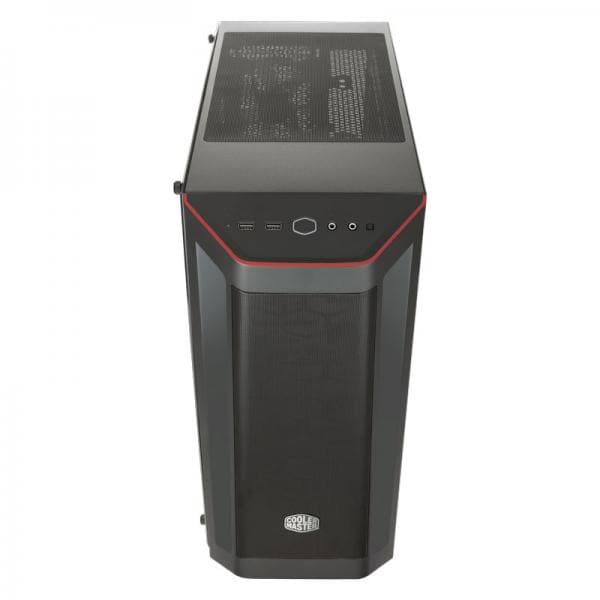 COOLER MASTER MB511 Red Trim ATX Mid Tower Cabinet (Black)