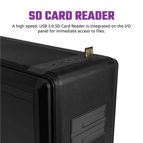 COOLER MASTER Masterbox NR600P EATX Mid Tower Cabinet (Black)