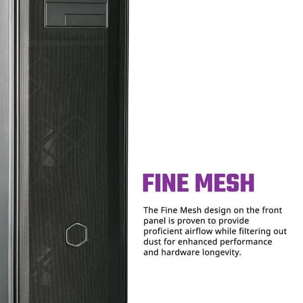 COOLER MASTER Masterbox NR600P EATX Mid Tower Cabinet (Black)