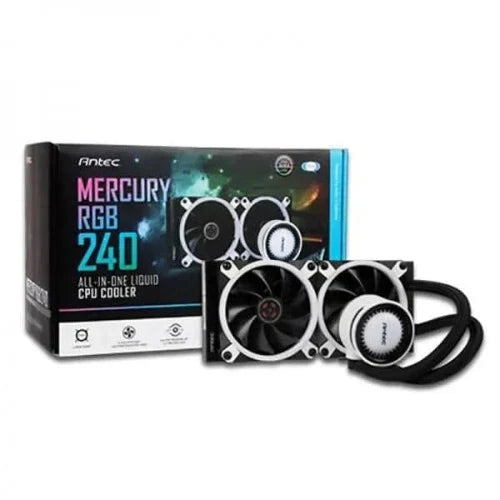 ANTEC Mercury 240 RGB 240mm CPU Liquid Cooler (Black)