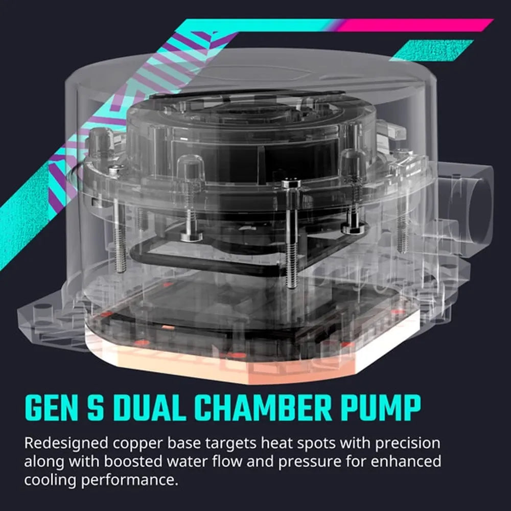 COOLER MASTER MasterLiquid 240L Core 240mm CPU Liquid Cooler (Black)