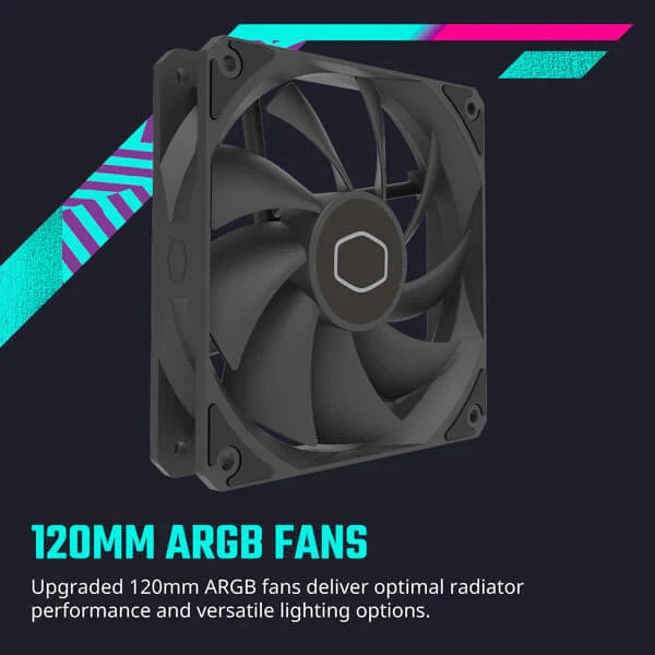 COOLER MASTER MasterLiquid ML240L Core Non-RGB 240mm CPU Liquid Cooler (Black)