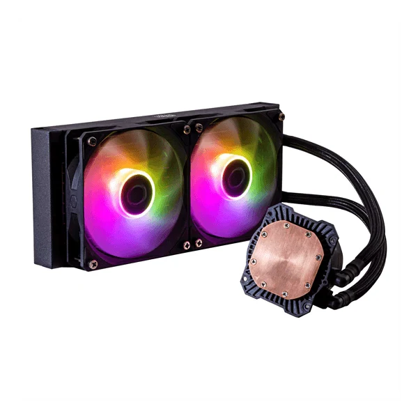 COOLER MASTER MasterLiquid 240L Core ARGB 240mm CPU Liquid Cooler (Black)