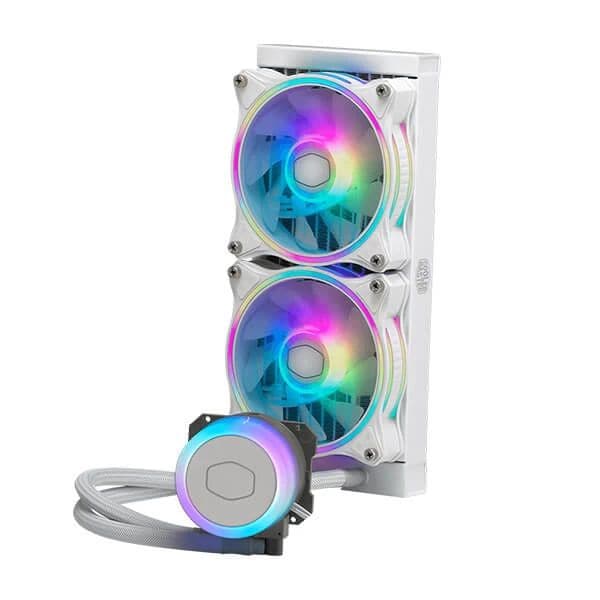 COOLER MASTER ML240 illusion ARGB 240mm CPU Liquid Cooler (White)