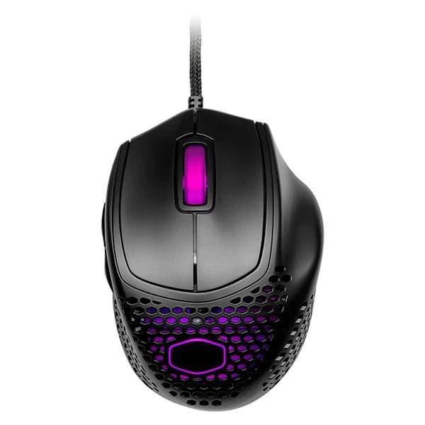 COOLER MASTER MM720 Wired Ergonomic RGB Gaming Mouse ( MM-720-KKOL1 ) ( 16000DPI / 6 Macro Buttons ) ( Matte Black )