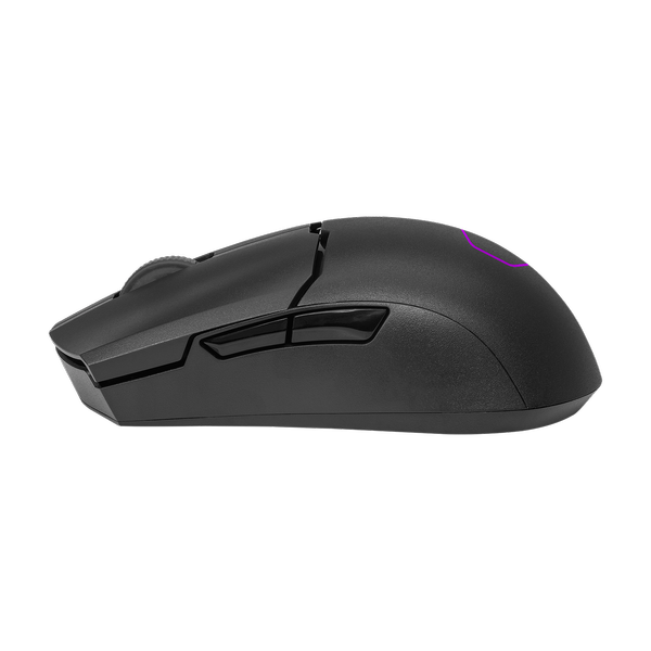 COOLER MASTER MM712 Wireless + Bluetooth Ambidextrous Gaming Mouse ( MM-712-WWOH1 ) ( 19000DPI / 6 Macro Buttons ) ( Black )
