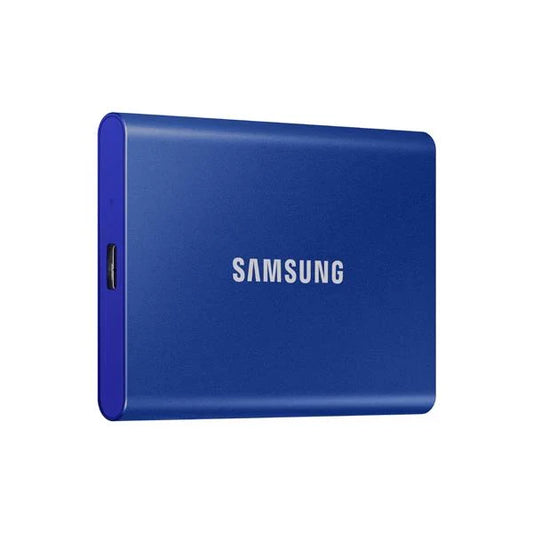 SAMSUNG T7 500GB Gen2 External Solid State Drive (SSD) (Blue)