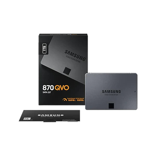 SAMSUNG 870 QVO 1TB 2.5 SATA SATA 3 Solid State Drive (SSD)