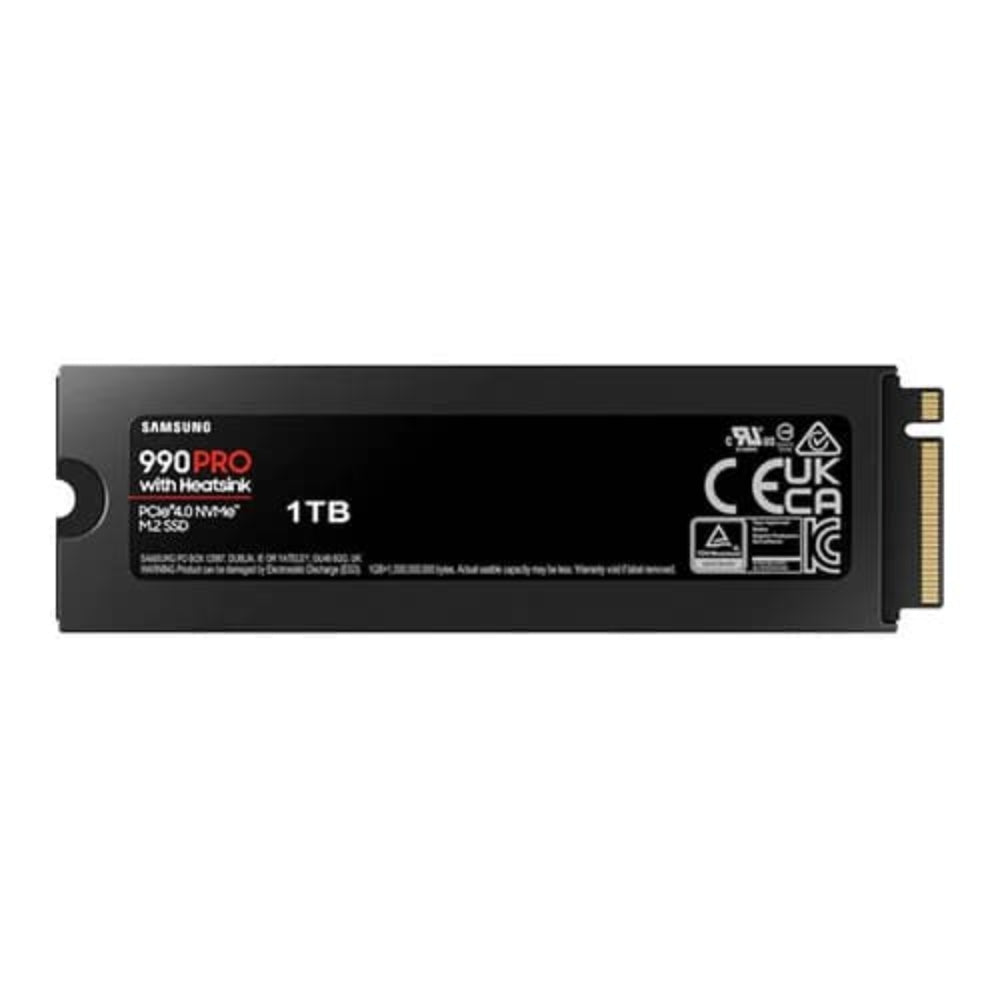 SAMSUNG 990 Pro 1TB M.2 NVMe Gen4 Solid State Drive ( SSD ) ( With Heatsink )