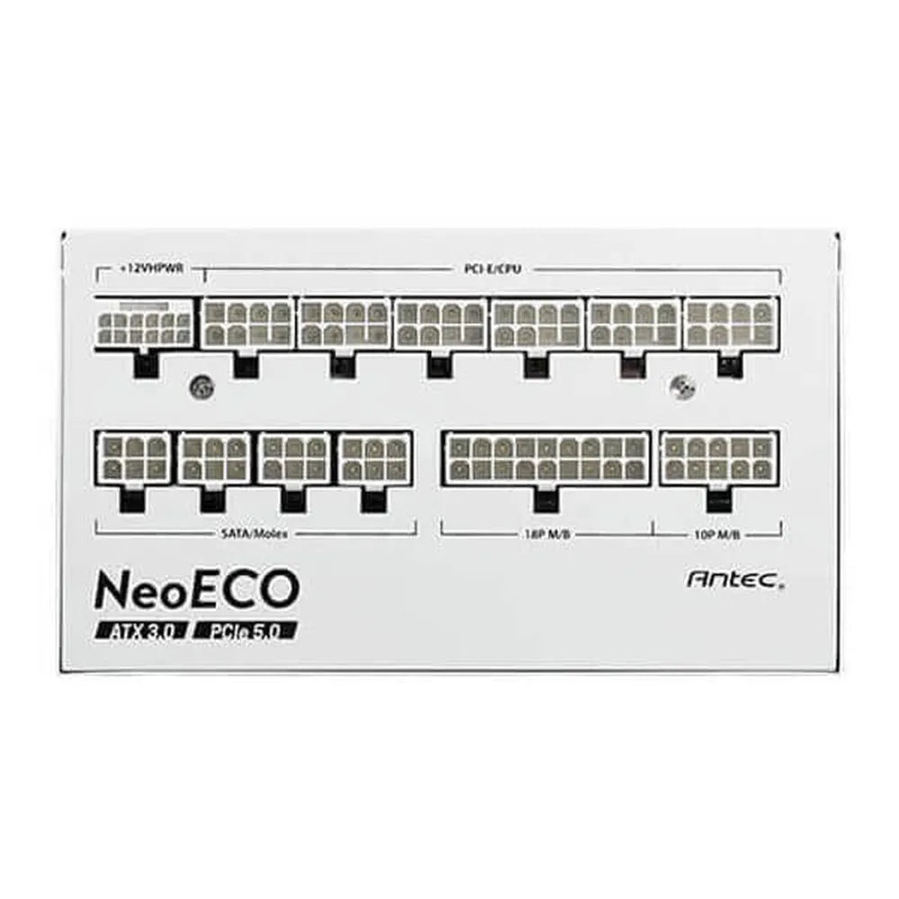 ANTEC NE1000G 1000W 80+ Gold Fully Modular ATX 3.0 Power Supply (White)