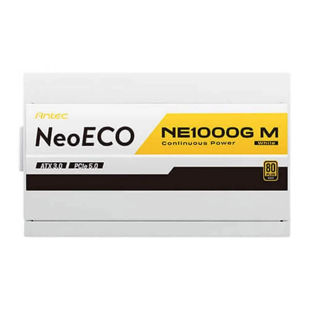 ANTEC NE1000G 1000W 80+ Gold Fully Modular ATX 3.0 Power Supply (White)
