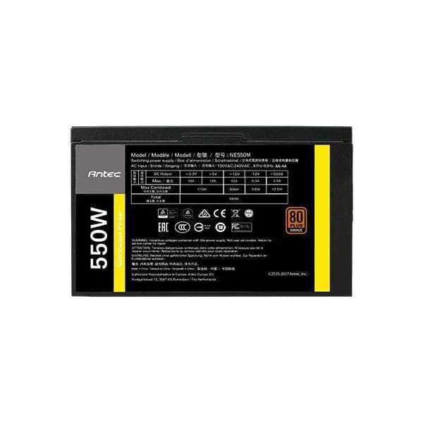 ANTEC NE550M 550W 80+ Bronze Semi Modular ATX 2.0 Power Supply