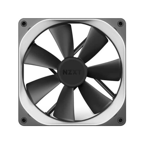 NZXT Aer P120 Grey Trim 2X 120mm Non-RGB Cabinet Fan (Black) (Single Pack)