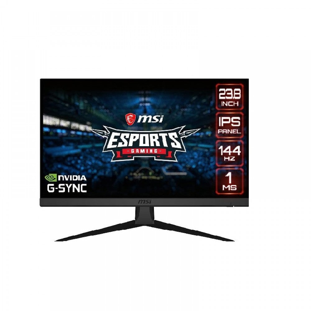 MSI Optix G242 24 Inch FHD 144Hz IPS Panel 127% SRGB 1ms Adapative Sync Gaming Monitor