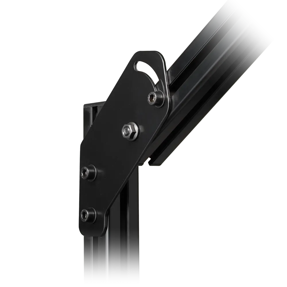 NEXT LEVEL RACING Elite Freestanding Overhead / Quad Monitor Stand Add On Black Edition NLR-038