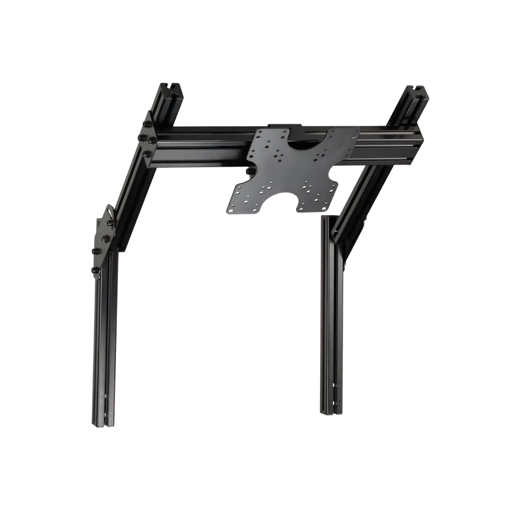 NEXT LEVEL RACING Elite Freestanding Overhead / Quad Monitor Stand Add On Black Edition NLR-038