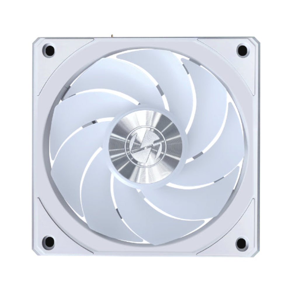 LIAN LI CL120 120mm ARGB Wireless Reverse Blade Cabinet Fan ( White ) ( Triple Pack )