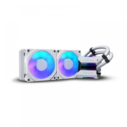 PHANTEKS GLACIER One 240MPH CPU DRGB 240mm CPU Liquid Cooler (White)