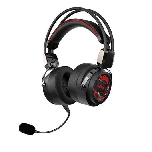 ADATA XPG Precog Red LED Wired 3.5MM / USB Gaming Headphone ( Black )