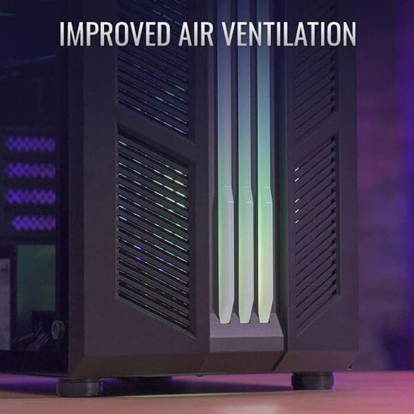 AEROCOOL Prime RGB ATX Mid Tower Cabinet (Black)