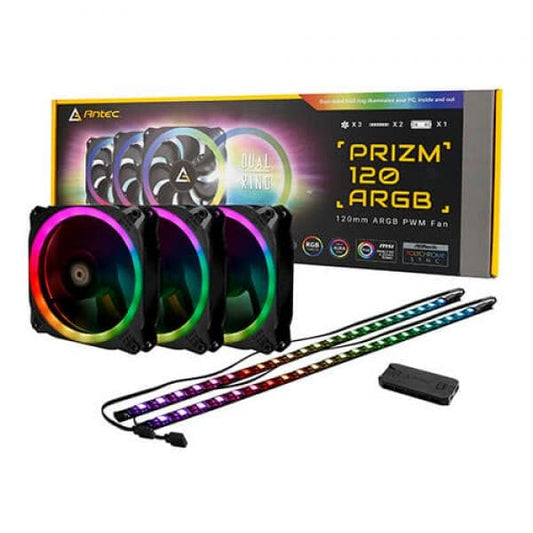 ANTEC Prizm 120 ARGB Cabinet Fans (Triple Pack)