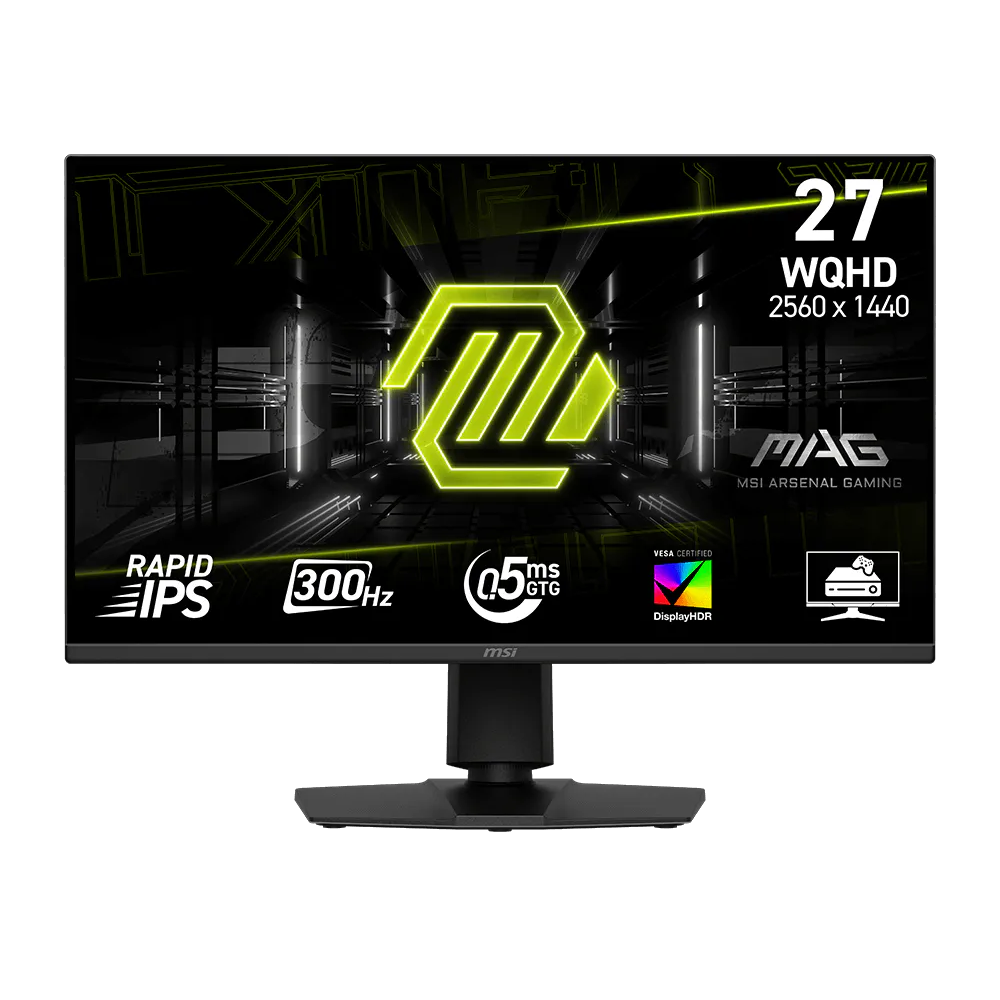 MSI MAG 275QPF X30 27 Inch QHD 300Hz Rapid IPS Panel 130%SRGB 0.5MS AMD FreeSync Gaming Monitor