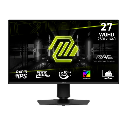 MSI MAG 275QPF X30 27 Inch QHD 300Hz Rapid IPS Panel 130%SRGB 0.5MS AMD FreeSync Gaming Monitor