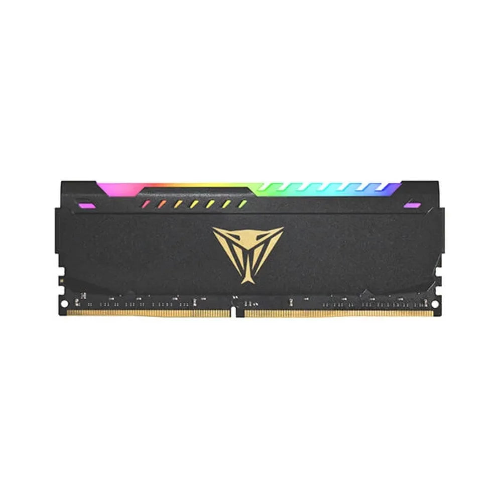 PATRIOT Viper Steel RGB 8GB ( 8GBx1 ) 3200MHz DDR4 RAM ( Black ) ( CL18 )