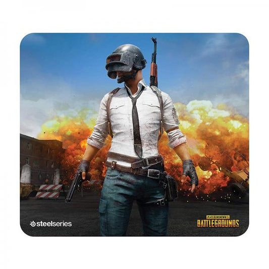 STEELSERIES QCK Plus PUBG Erangel Edition Large Black Mousepad