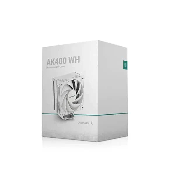 DeepCool AK400 Single Tower CPU Air Cooler (White)