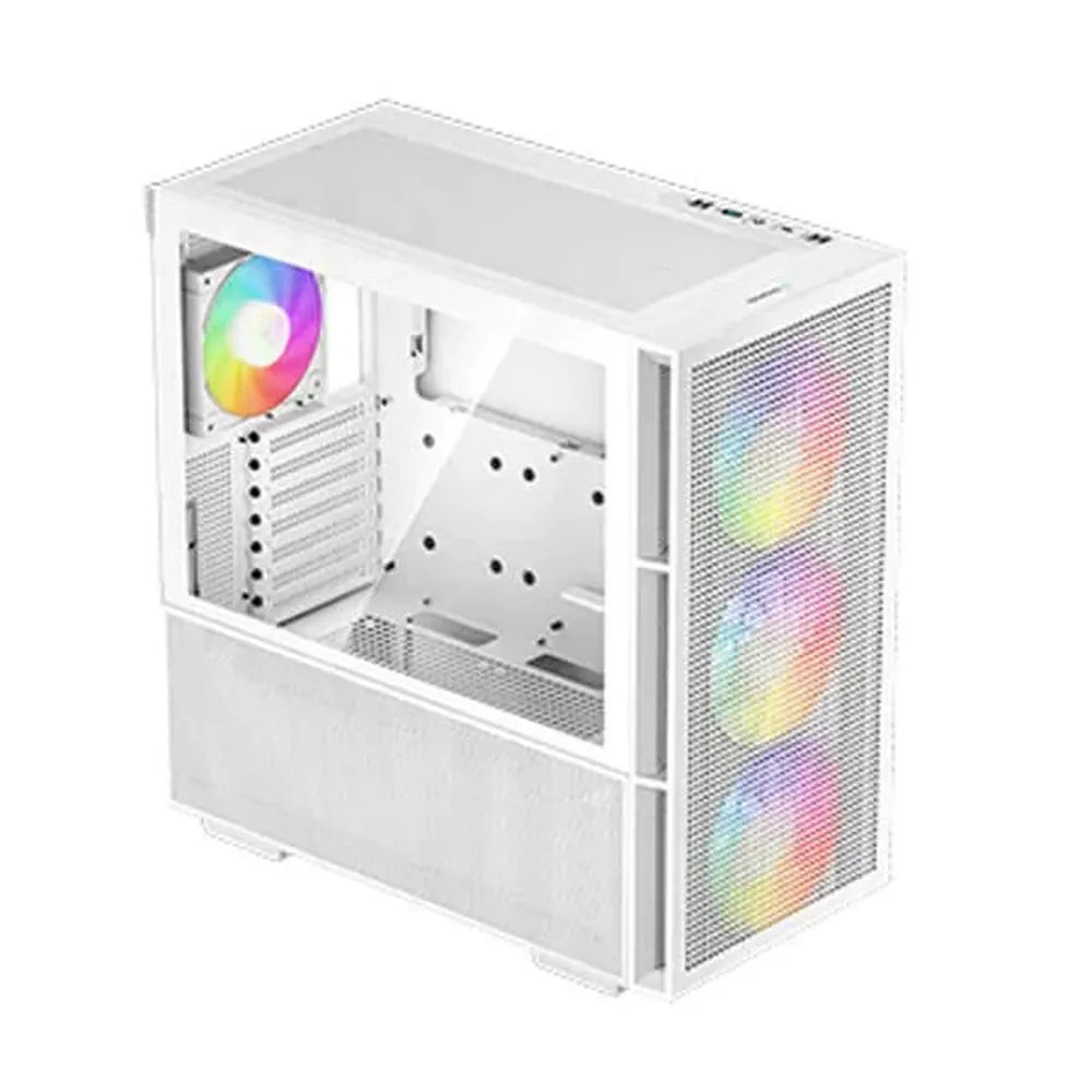 DEEPCOOL CH560 Mesh ARGB EATX Mid Tower Cabinet (White)