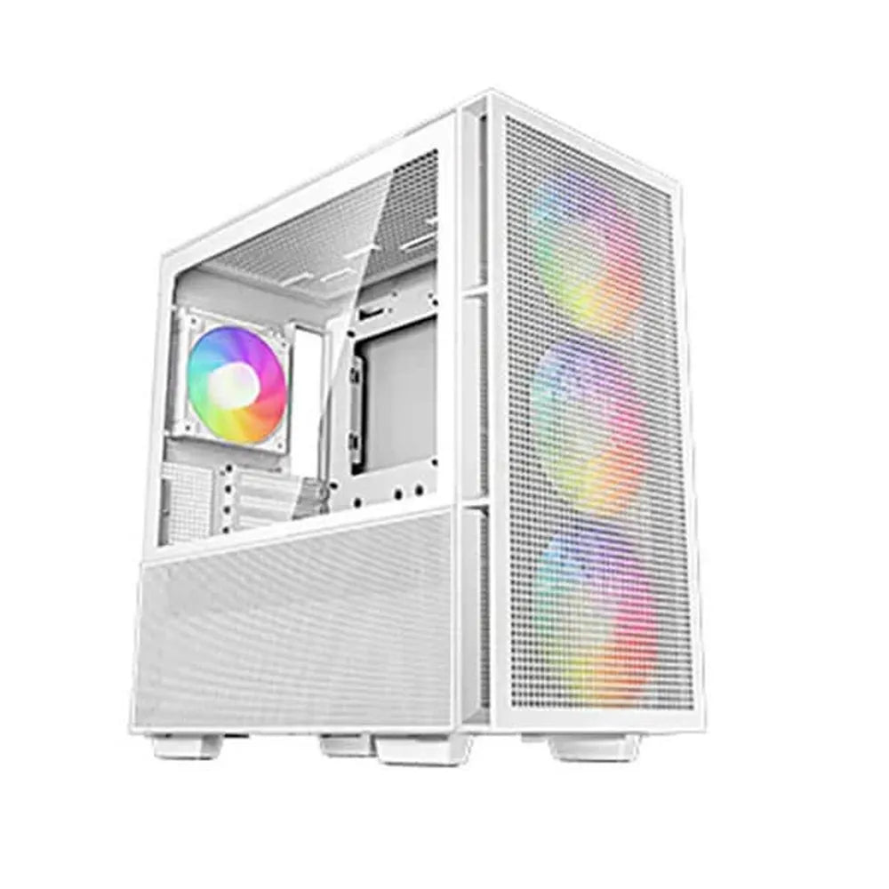 DEEPCOOL CH560 Mesh ARGB EATX Mid Tower Cabinet (White)
