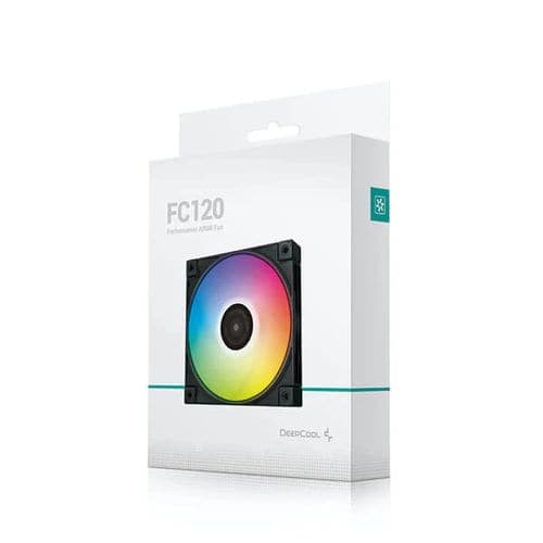 DEEPCOOL FC120 120mm ARGB Cabinet Fan (Black) (Single Pack)