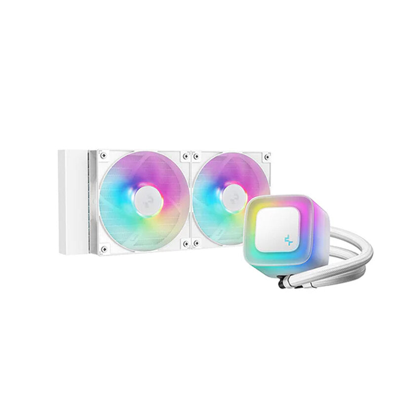 DEEPCOOL LE240 V2 240mm ARGB Liquid Cooler ( White )