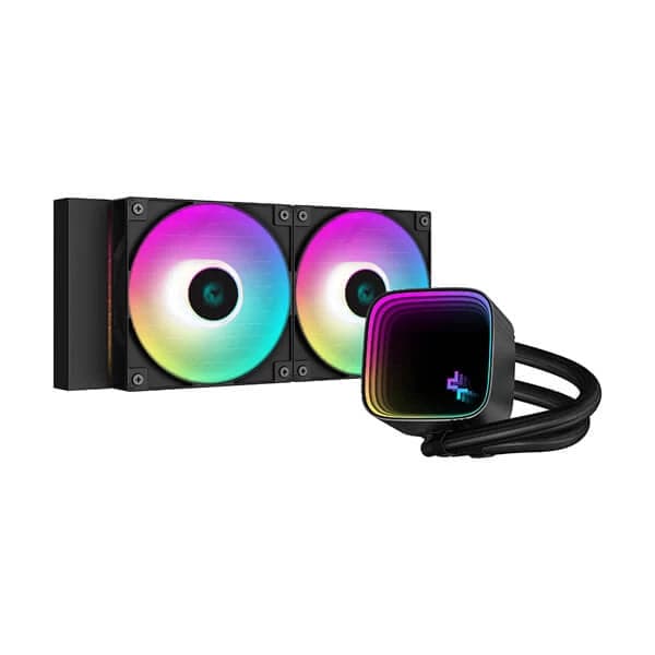 DEEPCOOL Infinity LS520 SE ARGB 240mm CPU Liquid Cooler (Black)