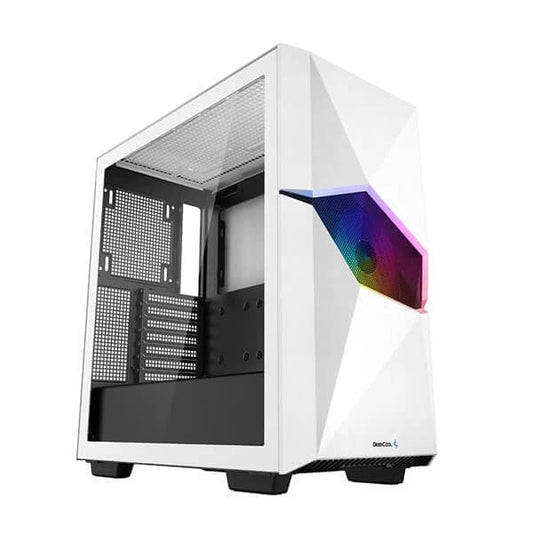 DEEPCOOL Cyclops EATX ARGB Mid Tower Cabinets (White)