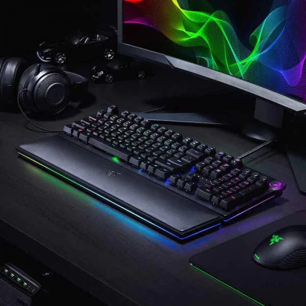 RAZER Huntsman Elite RGB Full Size Opto-Mechanical Wired Gaming Keyboard ( Black ) ( Linear Switch )