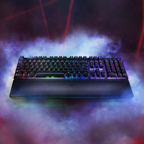 RAZER Huntsman Elite RGB Full Size Opto-Mechanical Wired Gaming Keyboard ( Razer Light and Clicky Switch )