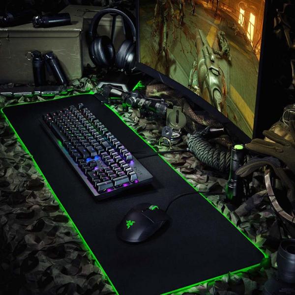 RAZER Huntsman Full Size RGB Opto-Mechanical Wired Gaming Keyboard ( Razer Light and Clicky Switch )