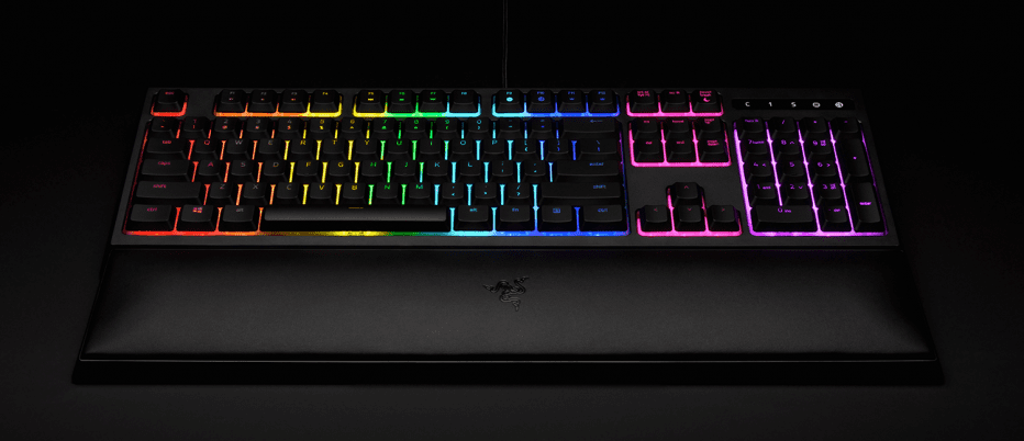 RAZER Ornata Chroma Full Size RGB Mecha-Membrane Gaming Keyboard ( Black )