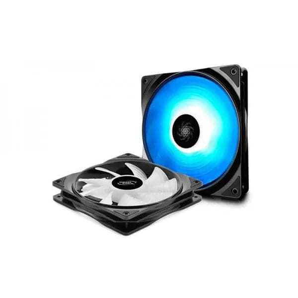 DEEPCOOL RF140 140mm RGB Cabinet Fan (Black) (Twin Pack)