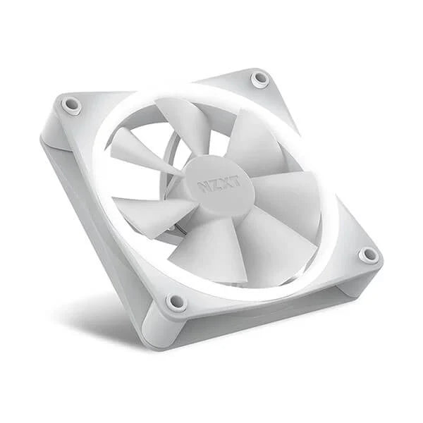 NZXT F120 RGB Duo 120mm with the RGB Controller Cabinet Fan White (Triple Pack)