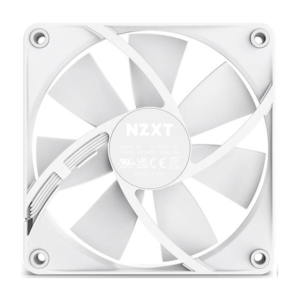 NZXT F120P 120mm Non-RGB Cabinet Fan (White) (Single Pack)